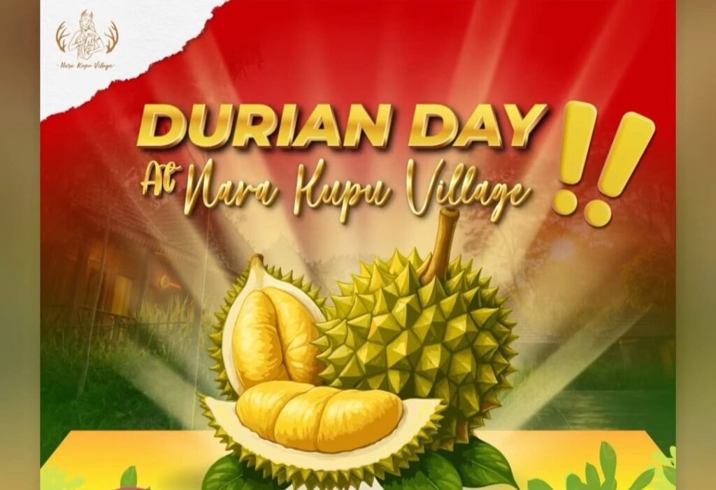 Sambut Akhir Pekan, Nara Kupu Village Undang Pecinta Buah Rayakan “Durian Day”